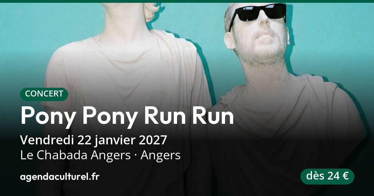Pony Pony Run Run en concert à Angers le 22 janvier 2027
