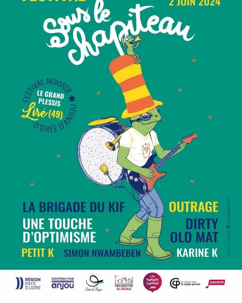 festival  sous le chapiteau d'Orée d'Anjou