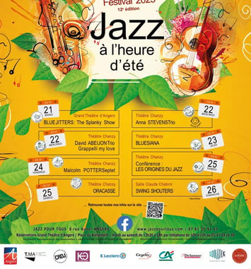 Festival Jazz à l'heure d'été affiche 2026