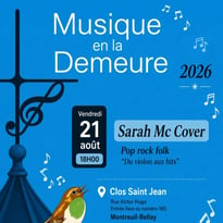 Musique en la Demeure : Sarah Mc Cover