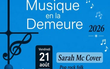 Musique en la Demeure : Sarah Mc Cover