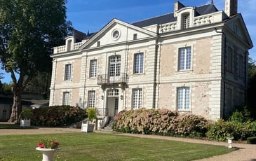 Visite guidée d'une propriété du 18ème siècle au confluent de la Loire et de la Maine