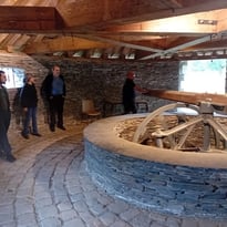 Découverte d'un moulin d'exhaure