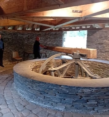 Découverte d'un moulin d'exhaure