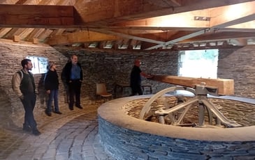 Découverte d'un moulin d'exhaure