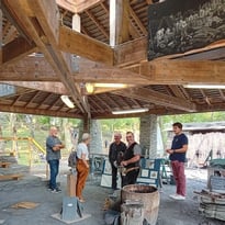 Démonstration du métier de couvreur