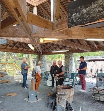 Démonstration du métier de couvreur