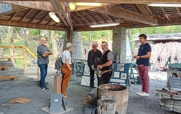 Démonstration du métier de couvreur