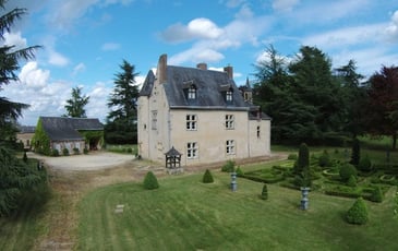 Visite des extérieurs du Manoir d'Auvers