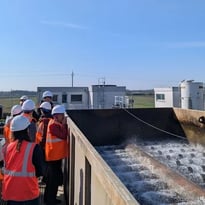 Visite de l'usine d'eau potable de La Chesnaie, Brissac Loire Aubance (49)