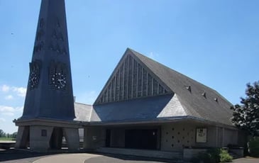 Eglise d'Ingrandes sur Loire classée "patrimoine XXe siècle"