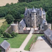 Visite du château de Vaux à Miré