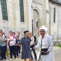 Visite théâtralisée déambulatoire Cunault en 1944