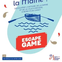 Escape Game pour découvrir le centre historique d'Angers en canot