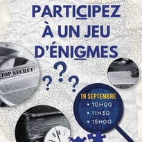Jeu d'énigmes sur le thème du procès pénal