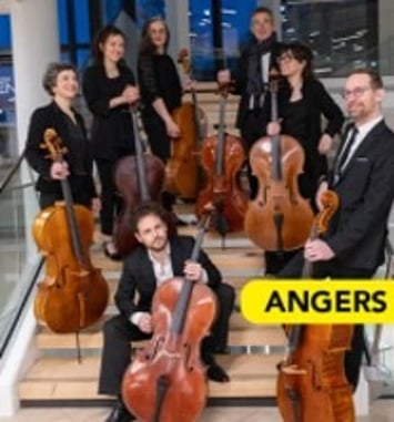 ONPL, Pause concert Octuor de violoncelles