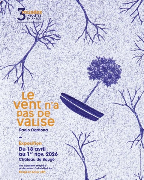 Exposition "Le vent n’a pas de valise" à Baugé