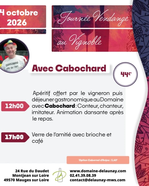Animation avec Cabochard au Domaine Delaunay