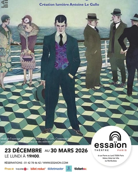 Le joueur d'échecs - Stefan Zweig - Compagnie Carpe Diem