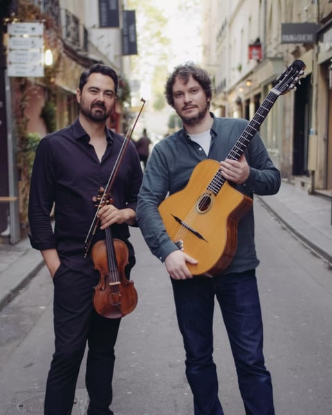 Gwen Cahue et Bastien Ribot St Germain Quartet