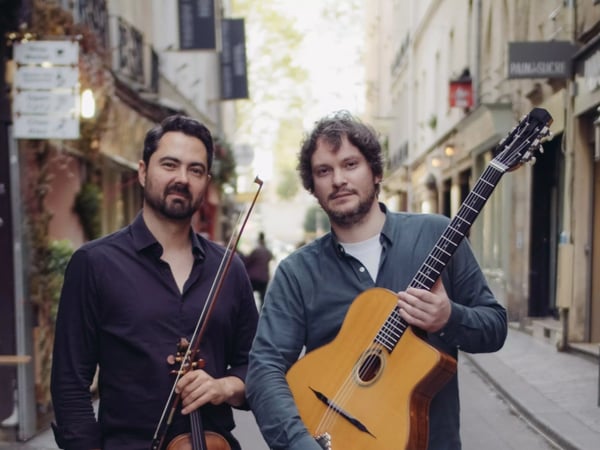 Gwen Cahue et Bastien Ribot St Germain Quartet