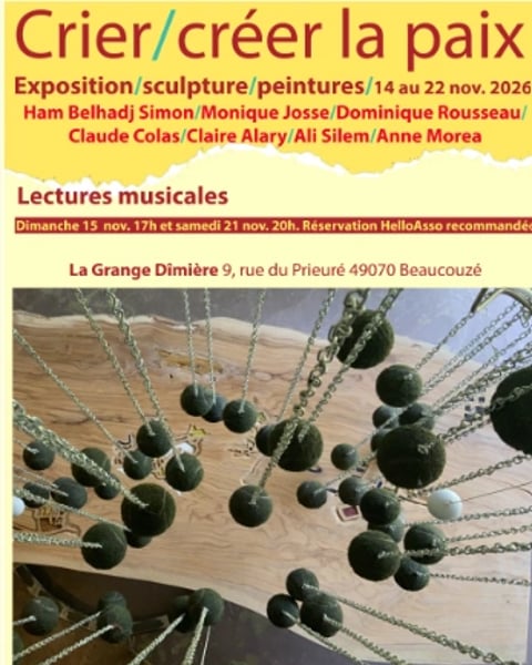 Exposition Palestine "Crier/Créer la paix"