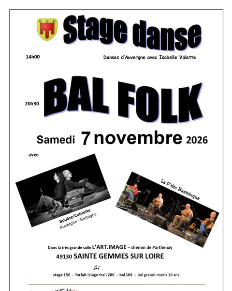 Bouèze-Cabrette et La P'tite Bastringue, bal folk